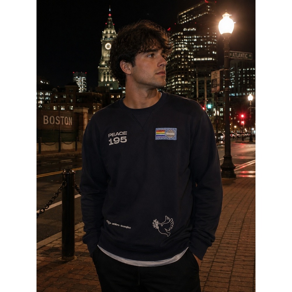 NWT Umbro x Akomplice Peace 195 Fleece Crewneck Men's Streetwear Blokecore